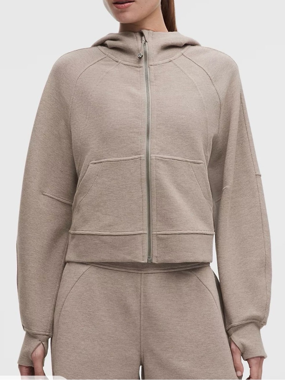 Lululemon Scuba Oversized Full Zip Hoodie - Waffle